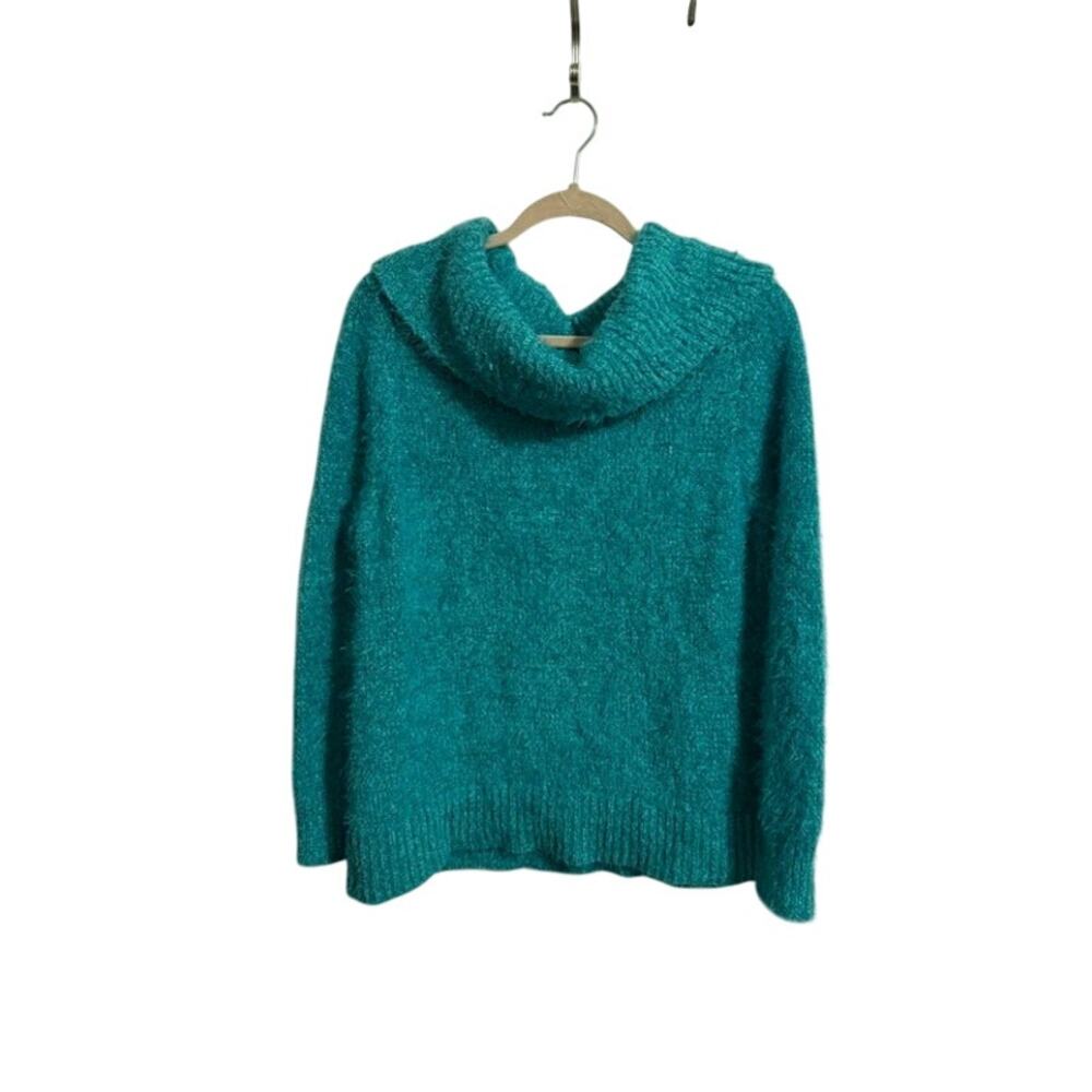 Ruby road Women's turquoise sweater New - size large